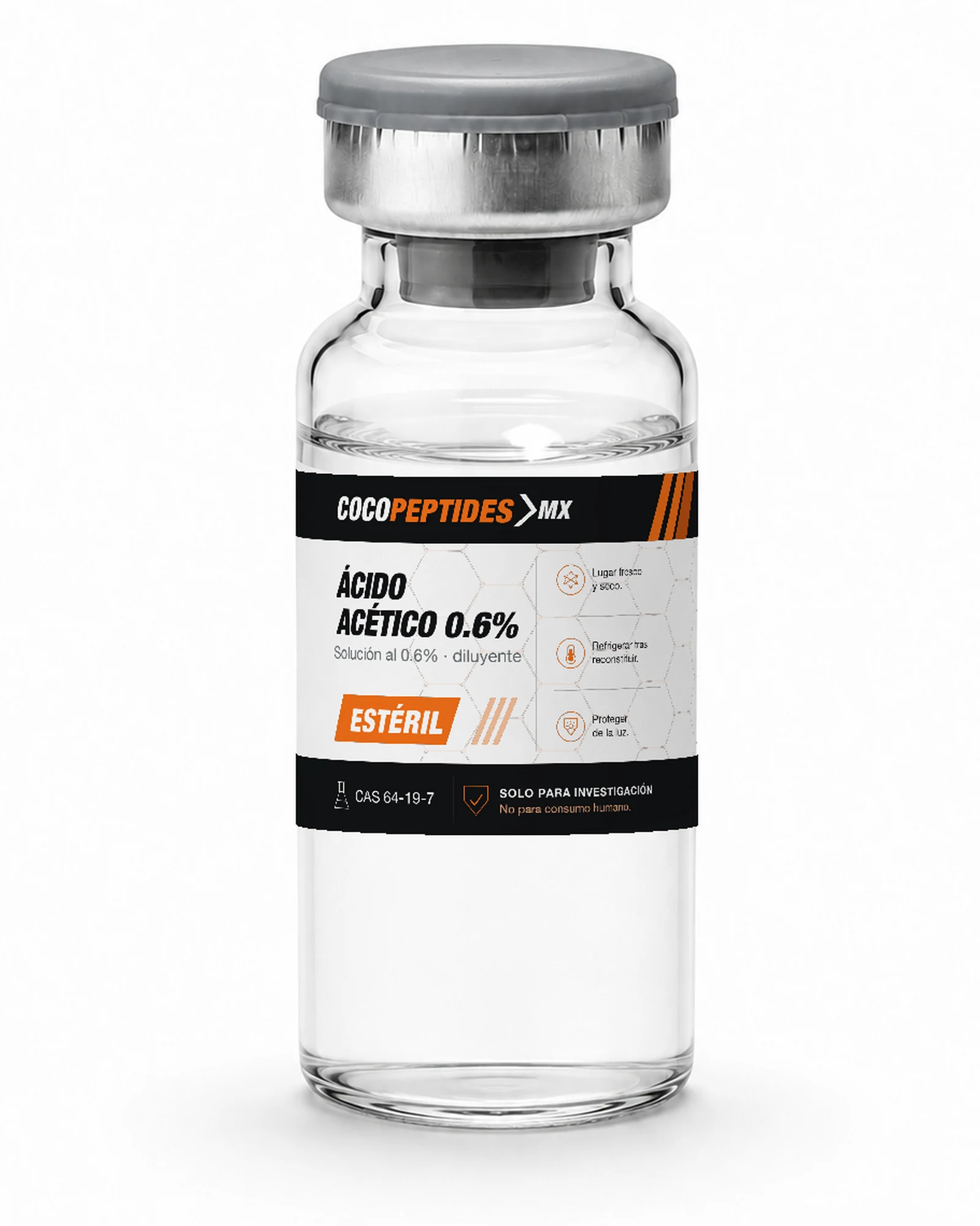 Ácido acético 0.6% 10 ml