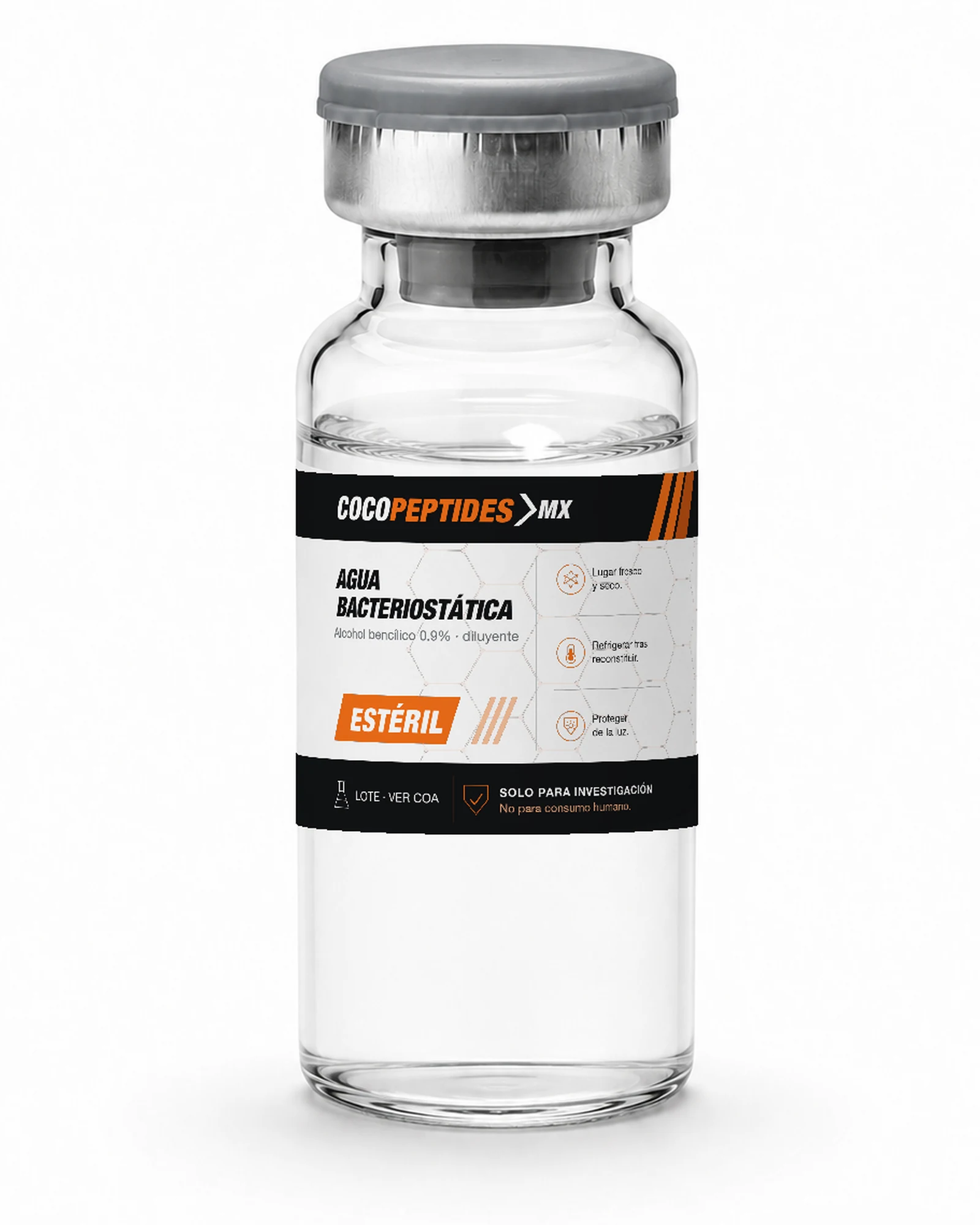 Agua bacteriostática 3 ml